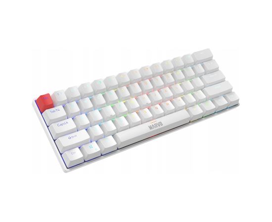 Klaviatūra  Marvo Saber 61 ZDZ Red (KG933G WH EN) Jaunumi - Datori