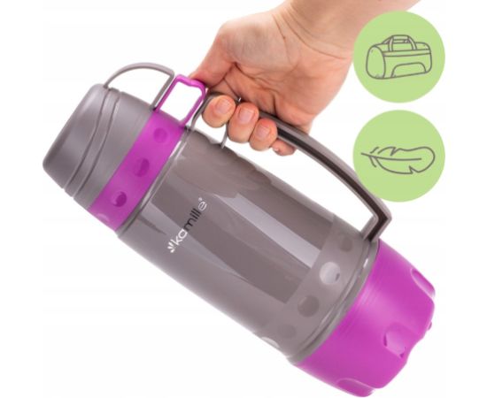 Termoss ar stikla ieliktni 1,0 L, 2080, KAMILLE Termosi