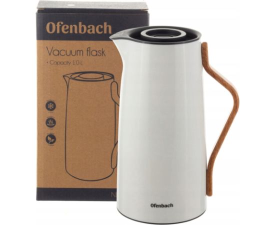 Termoss ar stikla ieliktni 1.0L, 101328, Ofenbach Termosi
