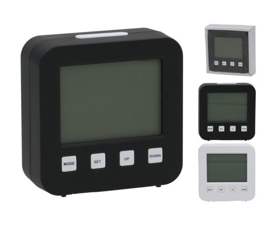 LCD modinātājpulkstenis 8,8 x 8,9 cm, 2 veidi, DECORLIFE Radio, Radio pulksteņi