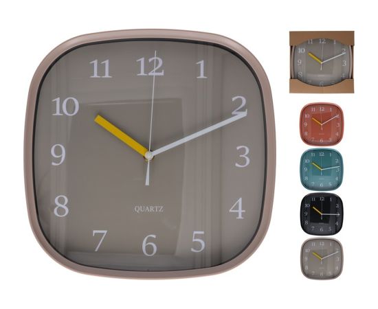 Квадратные настенные часы, 4 вида, 29,7 x 29,7 x 4,7 см, DECORLIFE Часы на стене