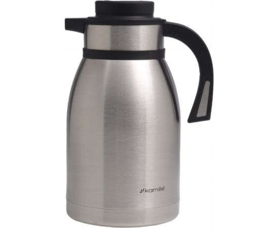 Nerūsējošā tērauda termoss 1,5 l (sudraba krāsā), 2221, KAMILLE Termosi