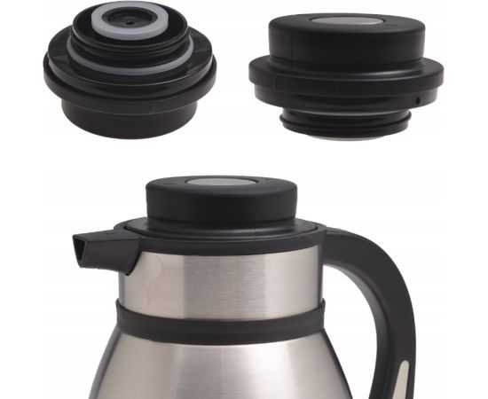 Nerūsējošā tērauda termoss 1,5 l (sudraba krāsā), 2221, KAMILLE Termosi