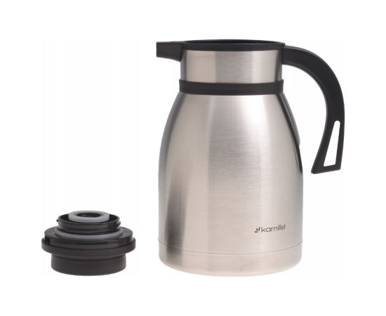 Nerūsējošā tērauda termoss 1,5 l (sudraba krāsā), 2221, KAMILLE Termosi