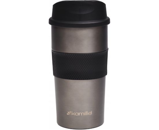 Termokrūze 480 ml (tumši pelēka), 2150A, KAMILLE Termosi