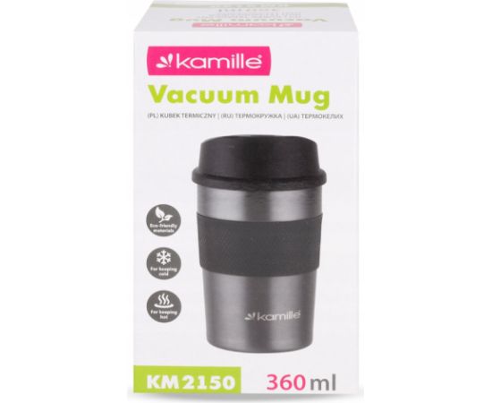 Termokrūze 360 ​​ml (tumši pelēka), 2150, KAMILLE Termosi