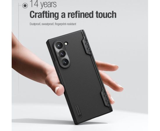 Nillkin Super Frosted FOLD Back Cover Aizsargapvalks priekš Samsung Galaxy Z Fold 6 / melns Neoriģinālie Maciņi