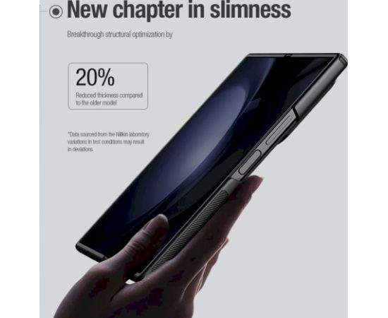 Nillkin Super Frosted FOLD Back Cover Aizsargapvalks priekš Samsung Galaxy Z Fold 6 / melns Neoriģinālie Maciņi