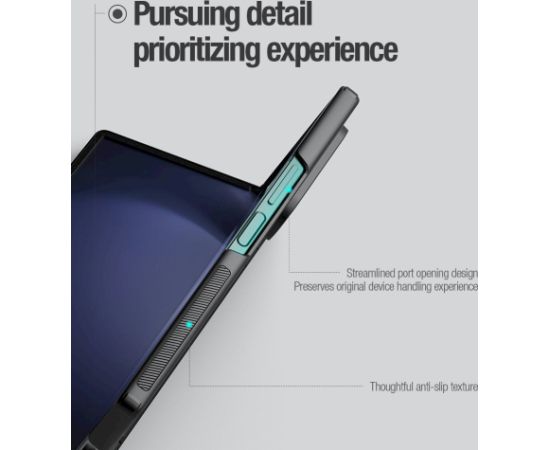 Nillkin Super Frosted FOLD Back Cover Aizsargapvalks priekš Samsung Galaxy Z Fold 6 / melns Neoriģinālie Maciņi