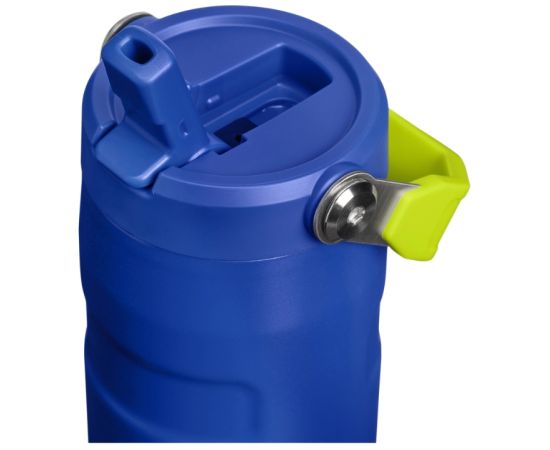 Stanley Termopudele ar salmiņu The IceFlow Bottle Flip Straw 2.0 0,47L tumši zila Pudeles