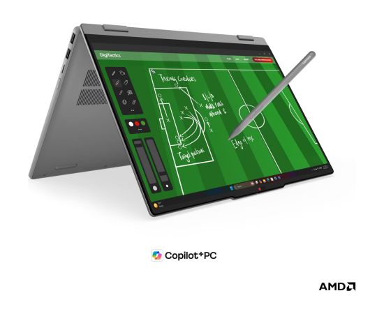Lenovo IdeaPad 5 2-in-1 15AGP11 (83UM0029GE) (gray, AMD Ryzen AI 5 430, AMD Radeon 840M, 16 GB DDR5, 512 GB (512 GB SSD), Windows 11 Home) - German - DE Layout Ноутбуки