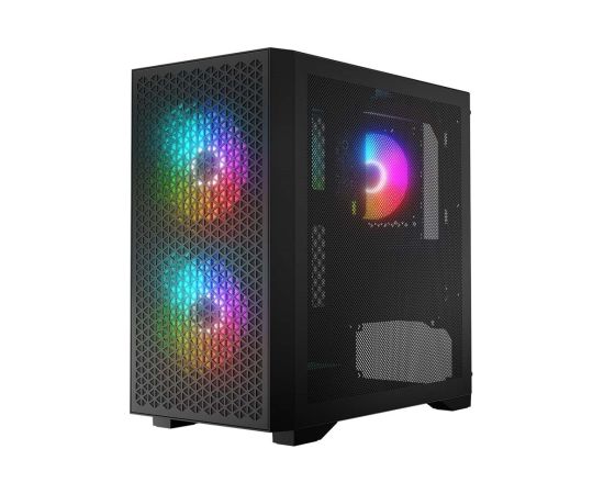 Logic 3 Logic DART PRO ARGB MINI USB-C PC Case Black Datoru korpusi
