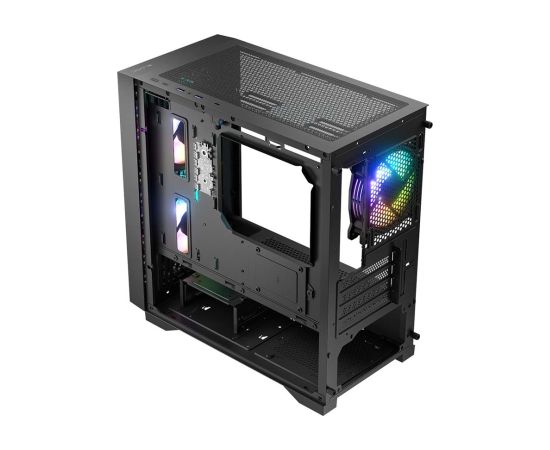 Logic 3 Logic DART PRO ARGB MINI USB-C PC Case Black Datoru korpusi