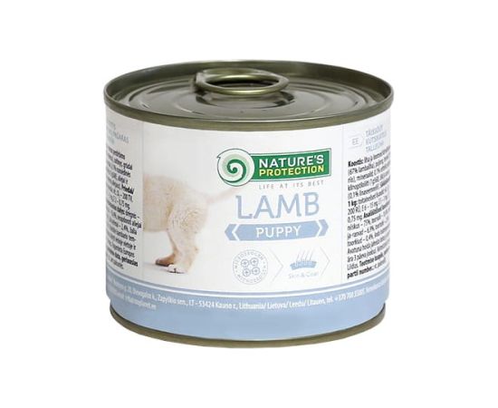 NATURE'S PROTECTION Puppy Lamb - wet food for puppies - 200 g Suņu barība