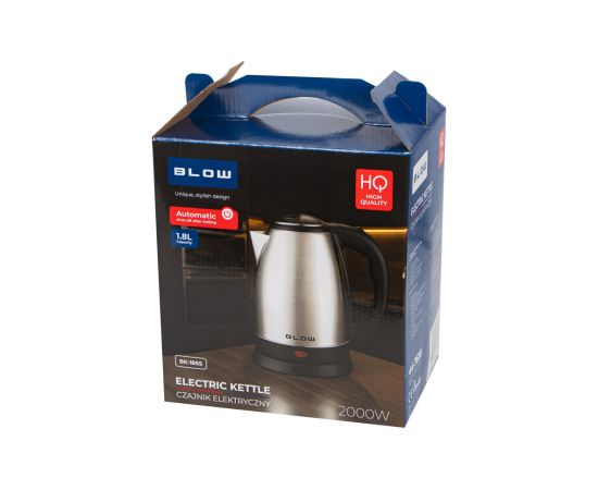 Silver kettle 2000W BK-18SS BLOW 1.8l metal Чайники (электрические)