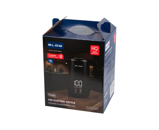 BLOW Black kettle with display 2200W BK-18PB Чайники (электрические)