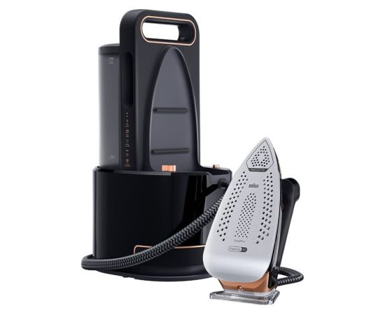 Braun CareStyle 9 IS 9090 BK 2700 W 2 L EloxalPlus soleplate Black, Copper Gludekļi un sistēmas