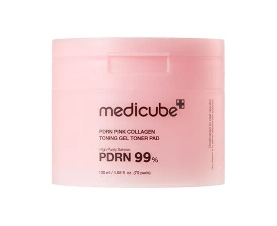 Medicube PDRN Pink Collagen Toning Gel Toner Pad - ( 70 pcs ) Sejas kopšana