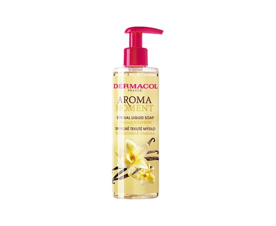 Dermacol Bourbonská vanilka Aroma Moment Liquid Soap - Tekuté mýdlo 250ml Косметика для тела
