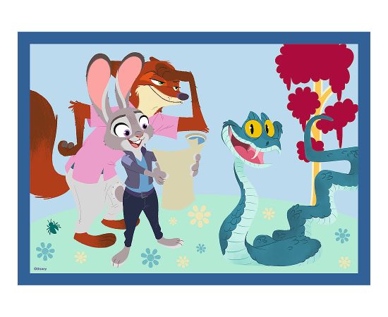TREFL DISNEY ZOOTROPOLIS Pužļu komplekts 4in1 Puzles