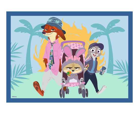 TREFL DISNEY ZOOTROPOLIS Pužļu komplekts 4in1 Puzles