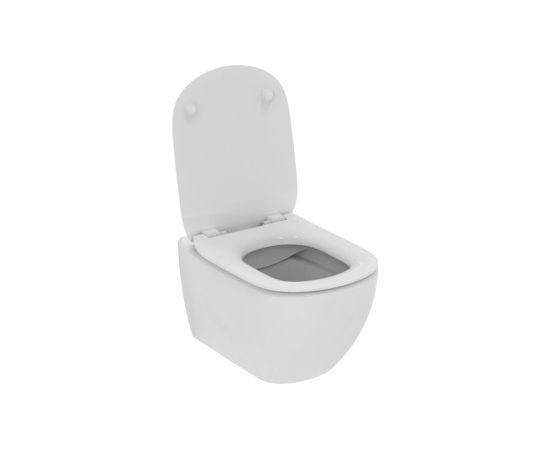 Ideal Standard pods ar SC vāku Tesi rimless, 365x535 mm, stiprināms pie sienas, balts Подвесные