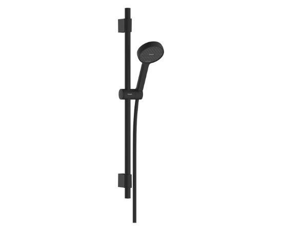 Hansgrohe rokas dušas komplekts Activera Select S 95 2jet EcoSmart ar stieni Varia 720 mm, matēts melns  Смесители для душа / Душевые системы