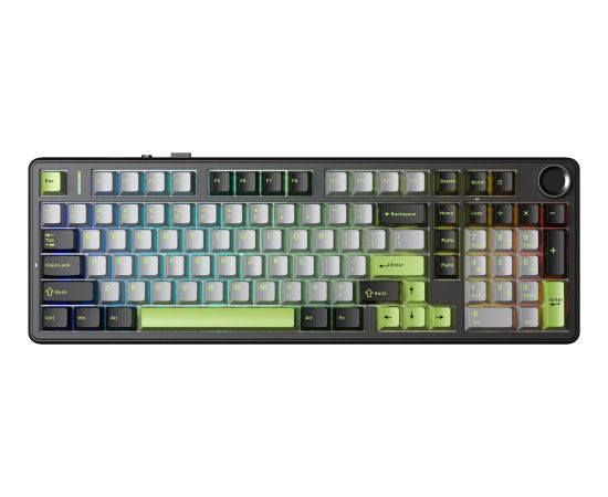 Klaviatūra  Aula F99 Pro GrayWood V3 (AUF99P-BGG-GW) Новинки Компьютерная техника