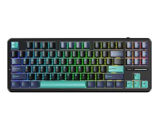 Klaviatūra  Aula F87 Pro GrayWood V4 (AUF87P-DBC-GW4) Jaunumi - Datori