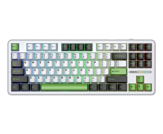 Klaviatūra  Aula F87 GrayWood V3 (AUF87-BWG-GW3) Jaunumi - Datori