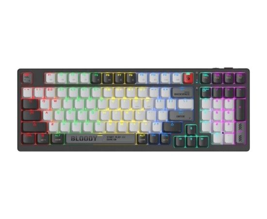Klaviatūra A4TECH BLOODY WS98 Grey WRLS (BLMS RED Plus Switches) Jaunumi - Datori