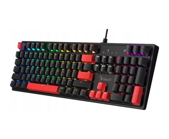Klaviatūra  A4TECH BLOODY S520N Fire Black (BLMS RED Plus Switch) Новинки Компьютерная техника