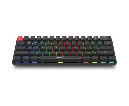 Klaviatūra  Marvo Saber 61 ZDZ Red (KG933G EN) Jaunumi - Datori