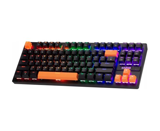 Klaviatūra Marvo Krone 87 Blue switch (KG901C EN) Jaunumi - Datori