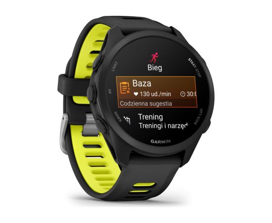 Garmin   FORERUNNER 170 Black with Black/Amp Yellow Band Smart-Watch Умные часы