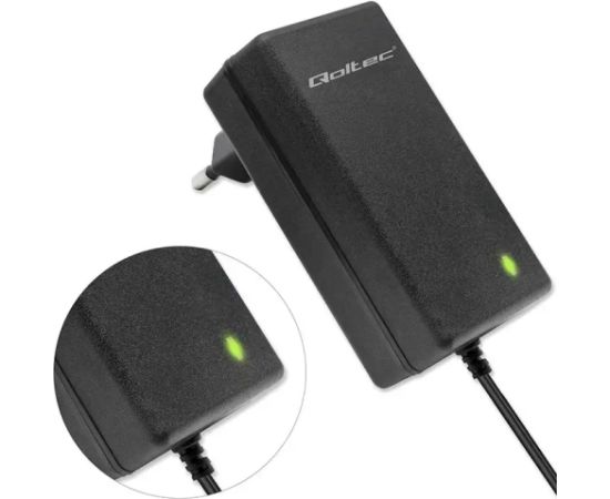 Qoltec Automatic charger for AGM GEL STD 6V 12V battery | 1.5A | Rectifier with LED indicator Зарядные устройства и стартеры