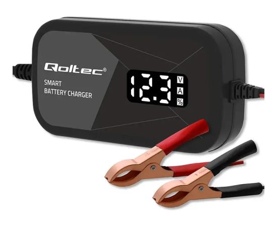 Qoltec Microprocessor charger 12V 2A with cell regene Зарядные устройства и стартеры