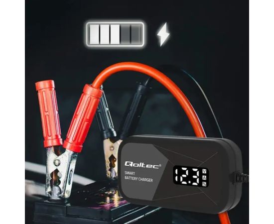 Qoltec Microprocessor charger 12V 2A with cell regene Зарядные устройства и стартеры