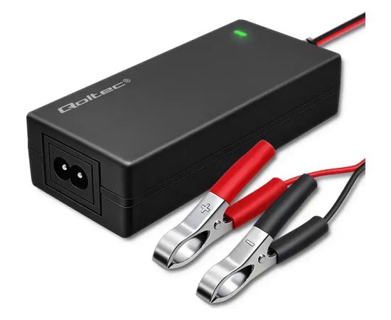 Qoltec Automatic charger for AGM GEL STD batteries | 12V charger | 4A | 48W | LED | 1.8m cable Akumulatoru lādētāji, starteri