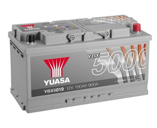 Yuasa 5000 YBX5019 100Ah 900A Startera akumulatoru baterija
