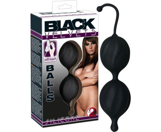 Black Velvets vaginālās bumbiņas [ Melns ]