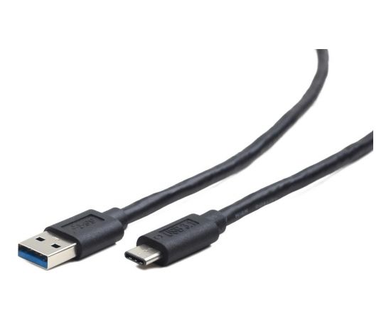 Gembird USB 3.0 AM to Type-C cable (AM/CM), 0.1m, black