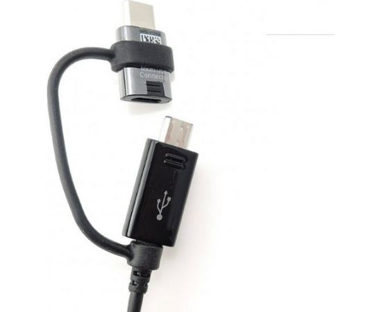 Samsung EP-DG950 USB 2in1 Combo Type-C & Micro USB Data & Charging Cable 1.2m Black (OEM)