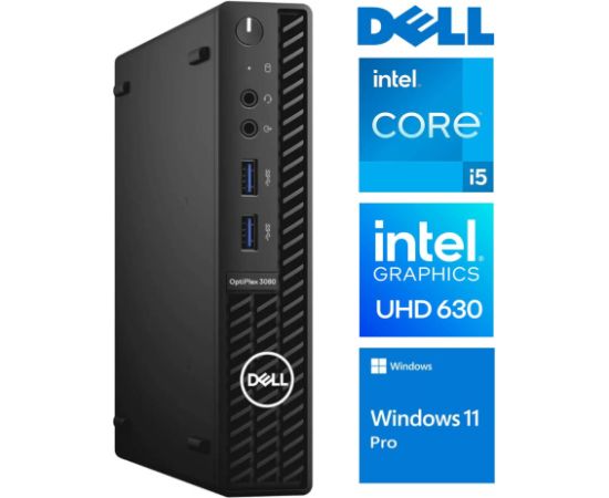 DELL 3080 Micro i5-10500T 8GB 1TB SSD M.2 NVME WiFi WIN11Pro Kомпьютеры после ремонта