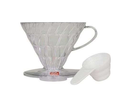 Hario plastikowy Drip V60-02 - Clear Аксессуары для бритвы