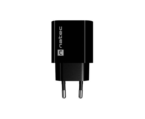 WALL CHARGER NATEC RIBERA 1X USB-A 18W BLACK Зарядные устройства