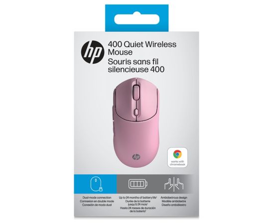 HP 400 Quiet Pink Wireless Mouse Мыши