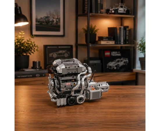 Leantoys Construction Blocks Car Engine V8 Gearbox 2024 el. Новости - Детские товары
