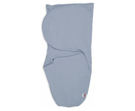 Lodger Bundler Solid kokvilnas autiņš mazuļa ietīšanai, Blue Fogg - BN 110 Спальные мешки, пижамы