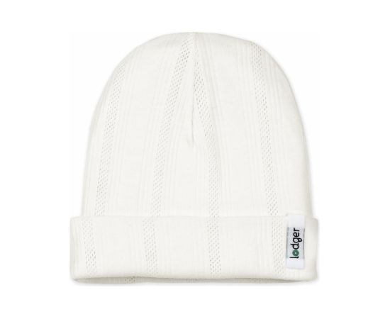 Lodger Beanie Pointelle bērnu cepurīte, Cream, 0-6 mēn. - BEP 112_0-6  Cepurītes